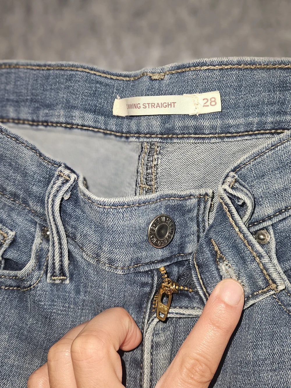 Slim Straight Light Blue Men's Jeans